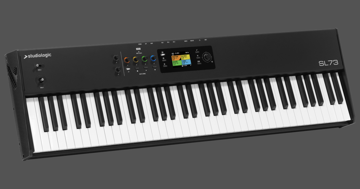 Su SL73 MK2 è stato adottato il keybed TP/110 Premium Hammer Action con aftertouch, una tastiera 73 tasti pesati dal consistente tocco pianistico che offre un'esperienza esecutiva vicina a quella di un pianoforte a coda acustico. 