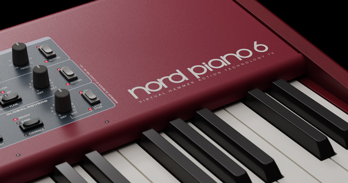 Con Nord Piano 6-73 il rinomato brand Svedese evolve ulteriormente la propria linea di pianoforti digitali Stage. 