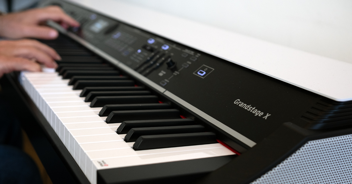 Grandstage X, lo stage piano di punta di KORG è dotato di un'interfaccia utente intuitiva a misura di musicista