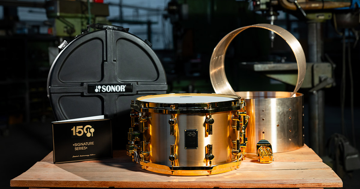 Il rullante 14"x08" che celebra i 150 anni di Sonor.