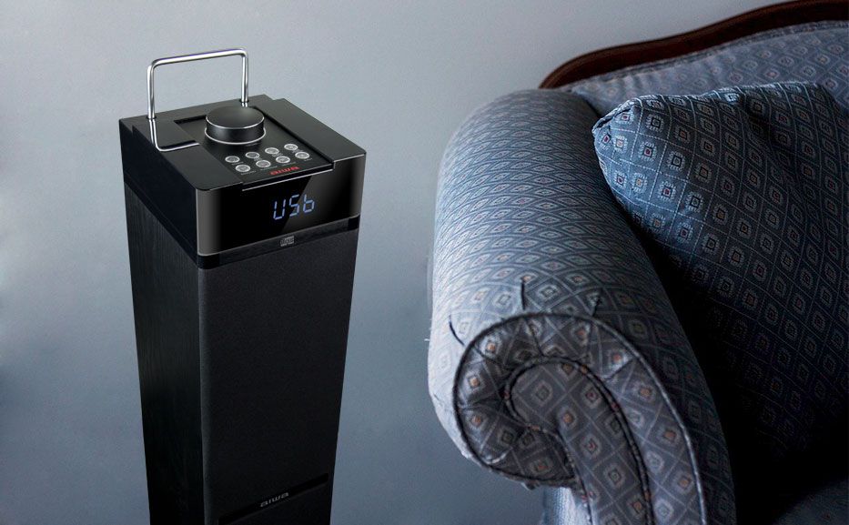 Il supporto metallico per dispositivi mobili consente di collocare il proprio tablet o smartphone direttamente sull'amplifcatore 