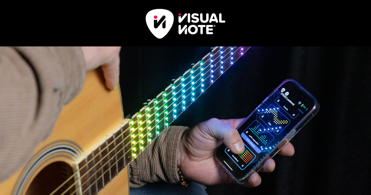 Visual Note l'innovativo sistema didattico per imparare a suonare la chitarra distribuito dalla Algam EKO