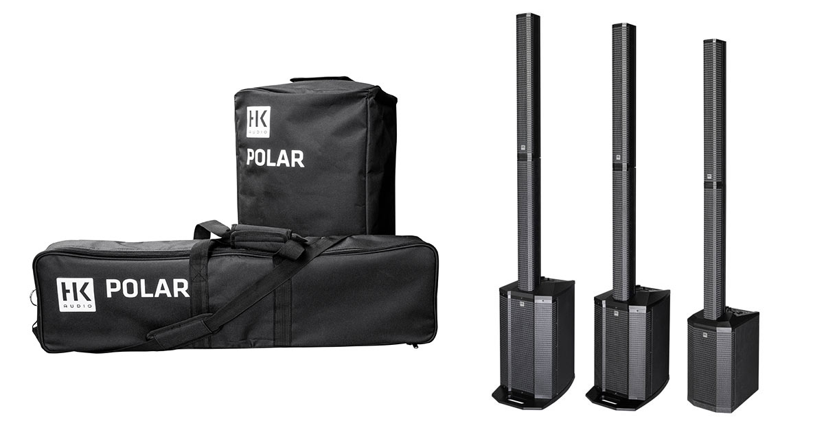 Linea HK Audio Polar, diffusori a colonna portatili attivi