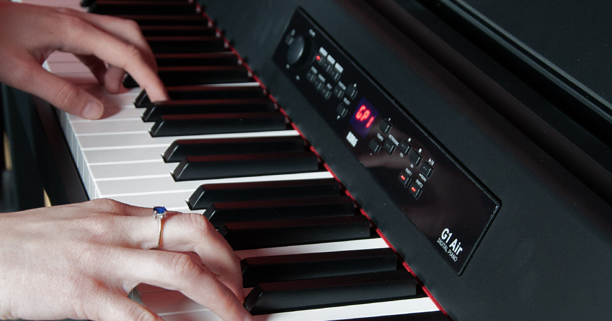 KORG G1B-AIR BK Ã¨ un piano digitale che offre un'esperienza esecutiva di grande espressivitÃ  e bellezza, adatto allo studio o al puro piacere di fare musica