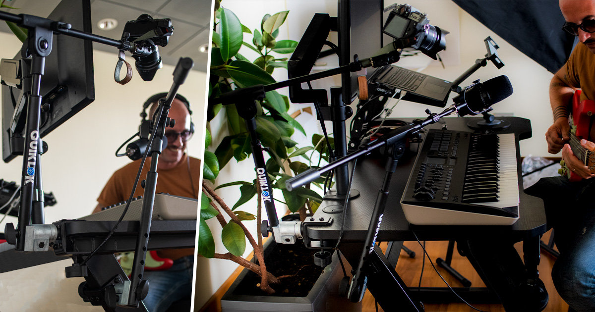 morsetto adattatore da tavolo per accessori qlx quik lok per workstation da home recording, streaming, podcasting e gaming morsetto adattatore da tavolo per accessori qlx quik lok per workstation da home recording, streaming, podcasting e gaming