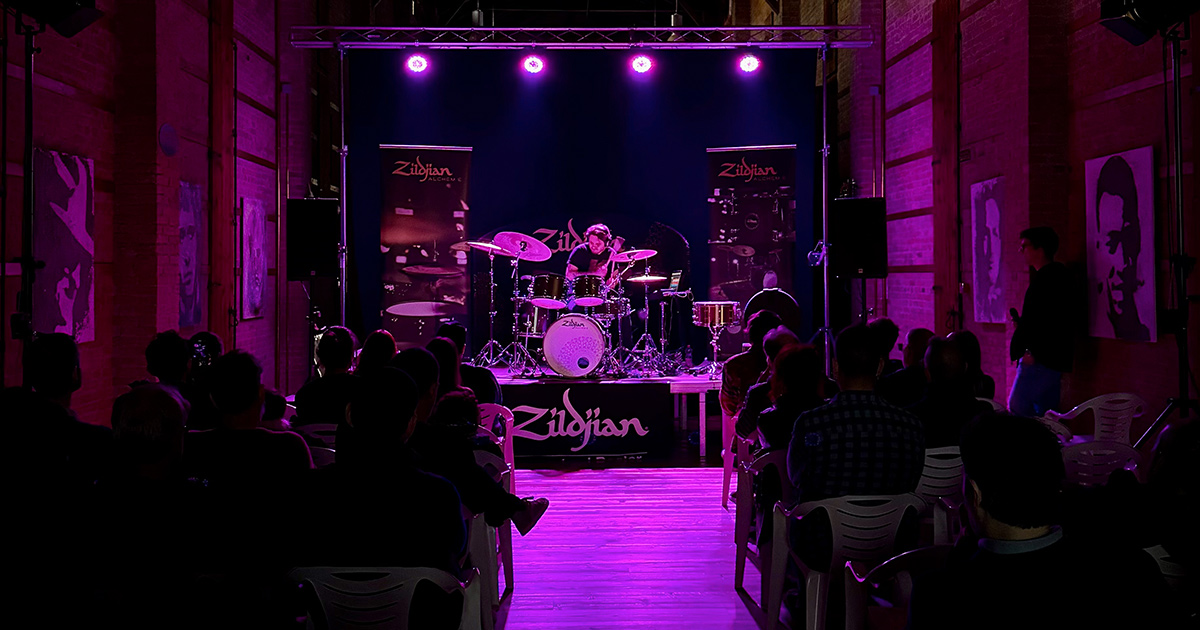 Zildjian Alchem-E Demo Tour con Daniel Fasano presso il negozio Esse Music Store