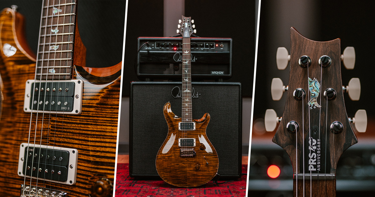 Il modello Custom 24 è il più popolare dell'azienda americana, e per i suoi 40 anni lo ripropone in edizione limitata con nuovi pickup e specifiche curate nei minimi dettagli.