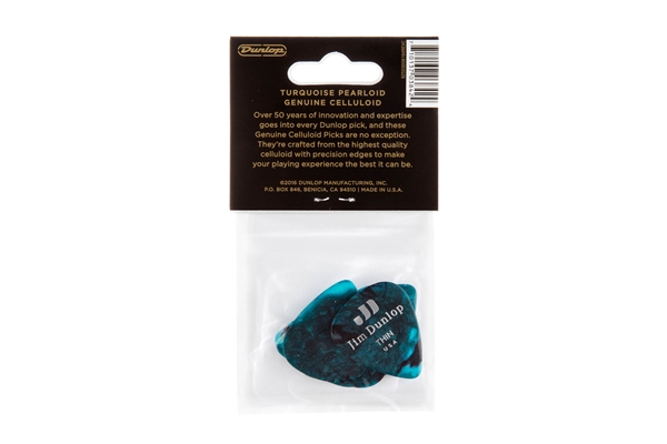 Dunlop - 483P#11 Turquoise Perloid - Thin