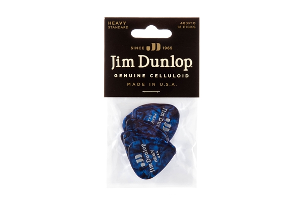 Dunlop 483P#10 Blue Perloid - Heavy