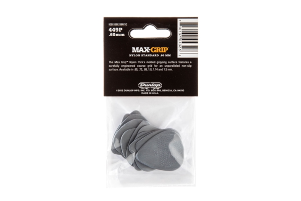 Dunlop - 449P.60 Max Grip Standard .60mm