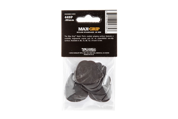 Dunlop - 449P.88 Max Grip Standard .88mm