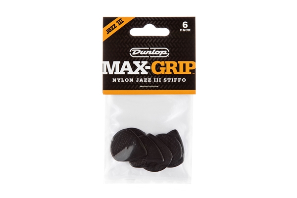 Dunlop - 471P3S Max-Grip Jazz III Black Stiffo