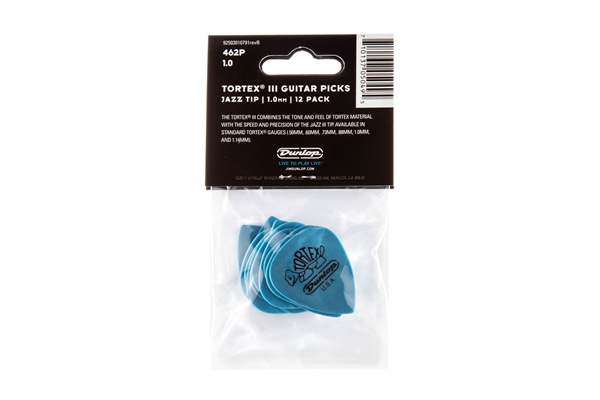 Dunlop - 462P Tortex III Blue 1.0