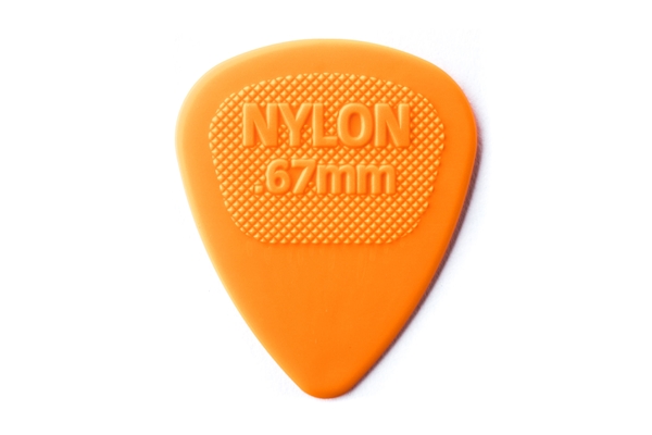 Dunlop 443R.67 Nylon Midi Orange .67mm