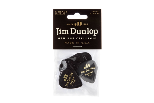 Dunlop - 483P#03 Black Classic - Extra Heavy