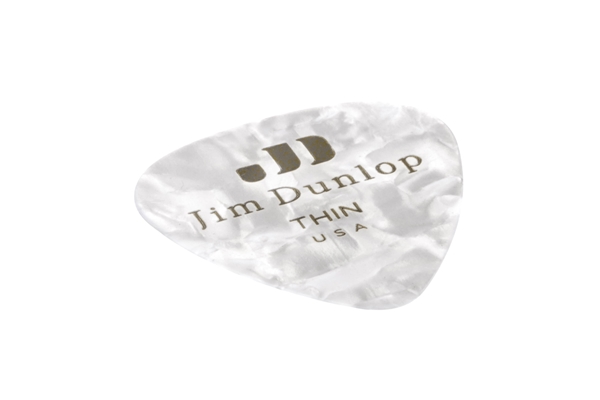 Dunlop - 483P#04 White Perloid - Thin