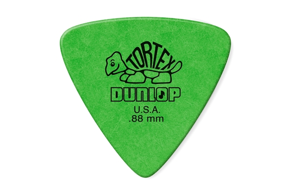 Dunlop - 431R Tortex Triangle Green .88