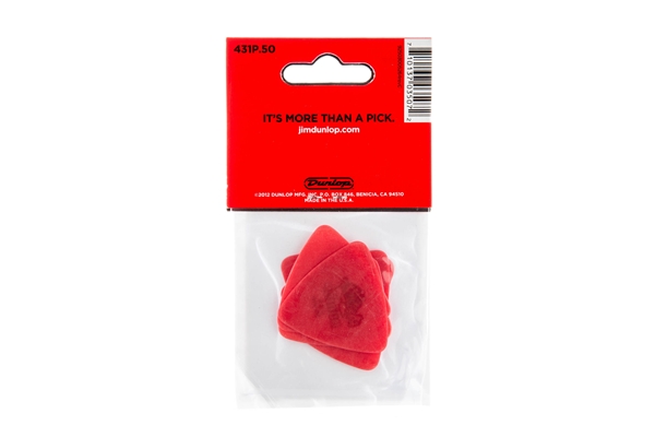 Dunlop - 431P Tortex Triangle Red .50