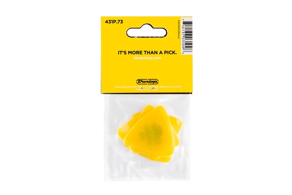 Dunlop - 431P Tortex Triangle Yellow .73