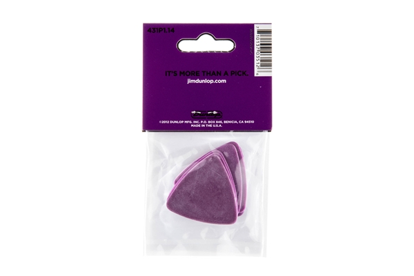 Dunlop - 431P Tortex Triangle Purple 1.14