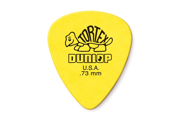 Dunlop - 418R Tortex Standard Yellow .73