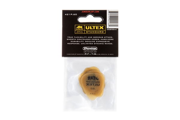 Dunlop - 421P.60 Ultex Standard .60mm Player's Pack/6