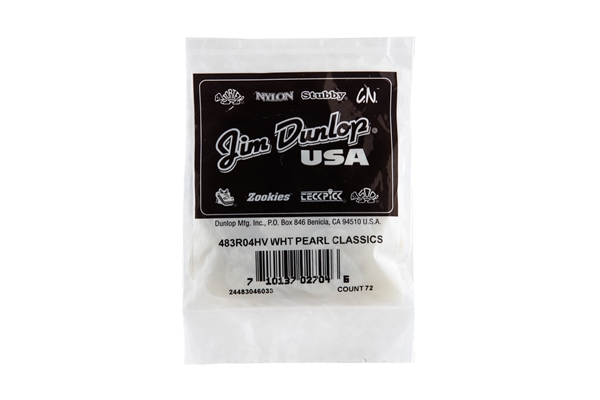 Dunlop - 483R#04 White Perloid - Heavy