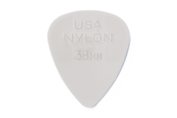 Dunlop - 44P.38 Nylon Standard White .38mm