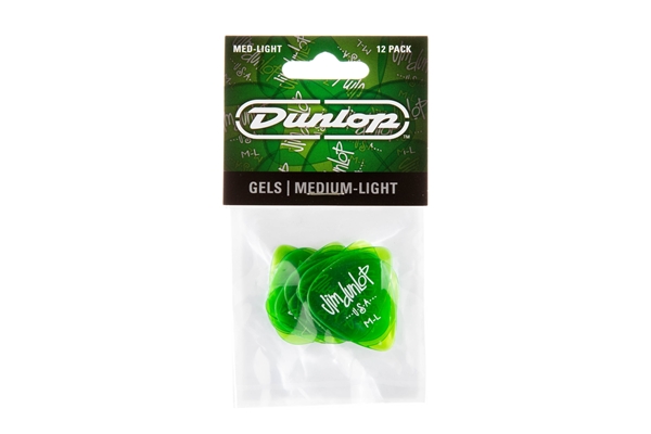 Dunlop 486PML Gels Green Medium Light