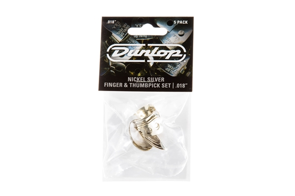 Dunlop - 33P N/S 4FINGER & 1THUMB .018 - PLAYER'S PACK 5 PLETTRI