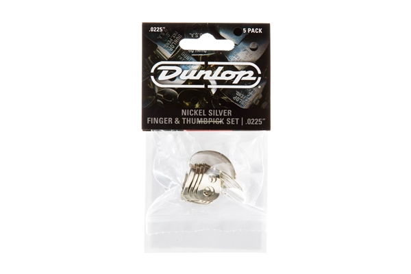 Dunlop - 33P N/S 4FINGER & 1THUMB .0225 - PLAYER'S PACK 5 PLETTRI