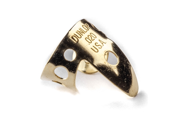 Dunlop - 37R BRASS FINGER .020 - TUBO 20 PLETTRI