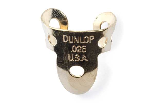 Dunlop - 37R BRASS FINGER .025 - TUBO 20 PLETTRI