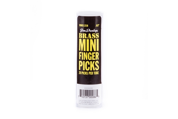 Dunlop - 371R BRASS MINI FINGER .013 - TUBO 20 PLETTRI