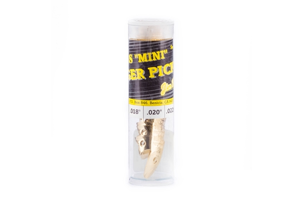 Dunlop - 371R BRASS MINI FINGER .015 - TUBO 20 PLETTRI