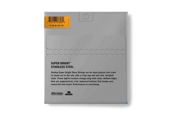 Dunlop - DBSBS40120 Super Bright Stainless Steel, Light Set/5