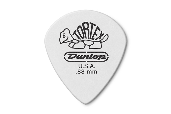 Dunlop - 478P.088 TORTEX WHITE JAZZ III, .88MM