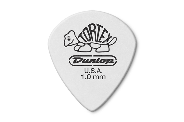 Dunlop - 478P.100 TORTEX WHITE JAZZ III, 1.0 MM