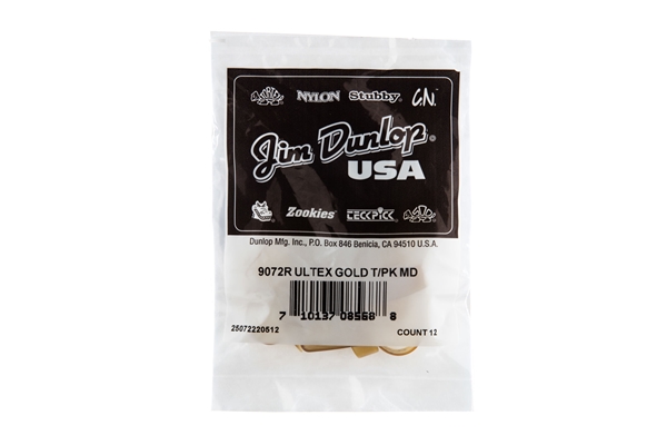 Dunlop - 9072R ULTEX THUMB PICK MEDIUM-SCATOLA PER RICARICA DA 12