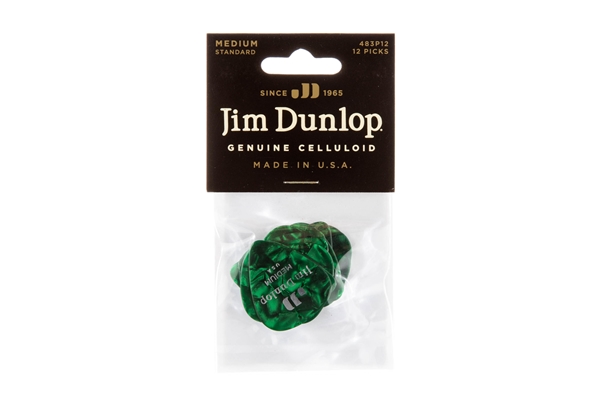 Dunlop - 483P#12 Green Pearloid - Medium