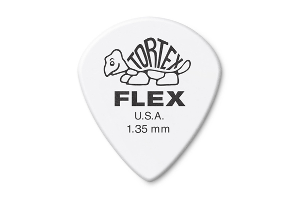 Dunlop - 468R1.35 Tortex Flex Jazz III 1.35mm bag/72