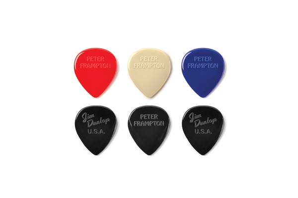 Dunlop - PF599P Peter Frampton Vintage Jazz Teardrop Player's Pack/6