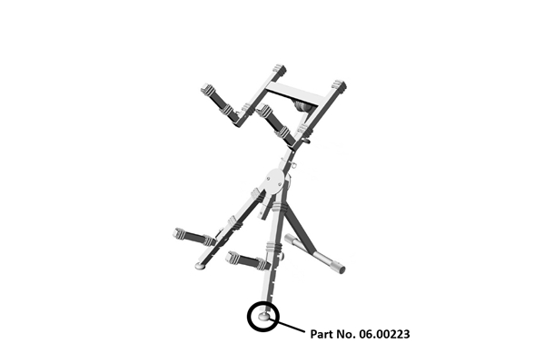 Quik Lok - Piedino Regolabile BS/625