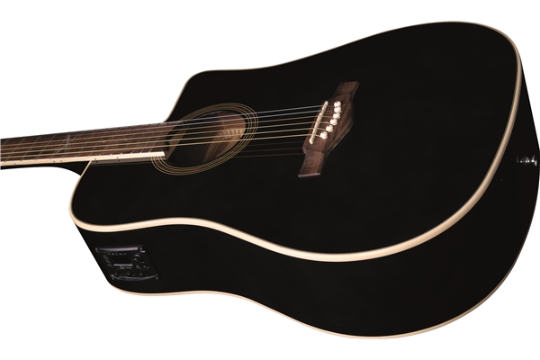 Eko Guitars - NXT D100ce See Through Black