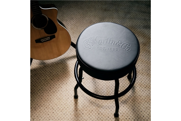 Martin & Co. - Tone on Tone Black Barstool