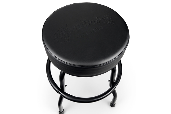 Martin & Co. Tone on Tone Black Barstool