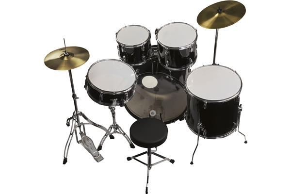 Eko Drums - ED-300 Drum kit Black - 5 pezzi