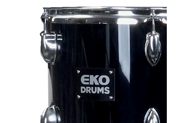 Eko Drums - ED-200 Drum kit Black - 5 pezzi