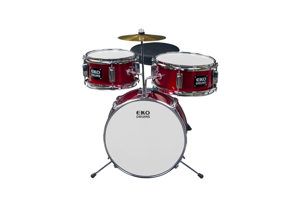 Eko Drums - ED-100 Drum kit Metallic Red - 3 pezzi