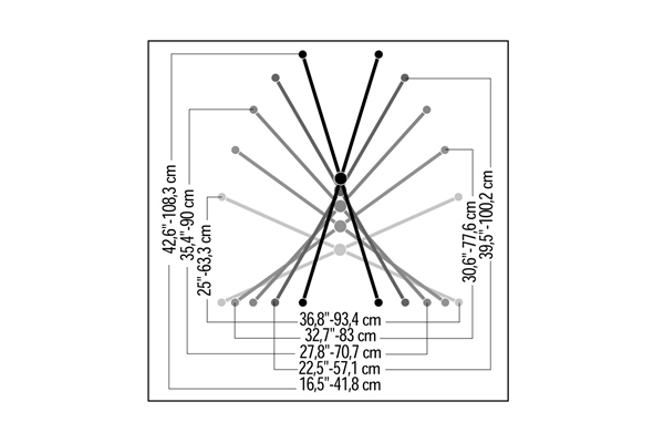 Quik Lok - BS/619 Supporto per Amplificatore